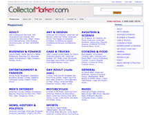 Tablet Screenshot of collectormarket.com